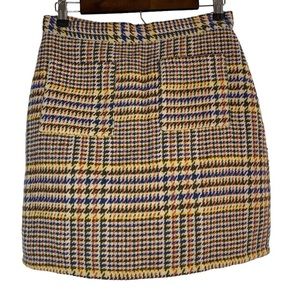 ModCloth Informed Ensemble Tweed Mini Skirt Size Medium